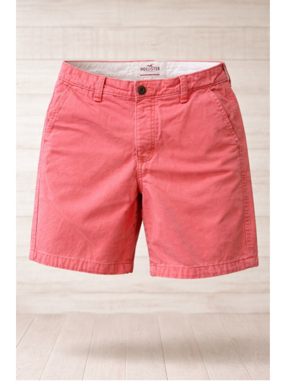 Men's Hollister size 32 pink cargo shorts Summer
